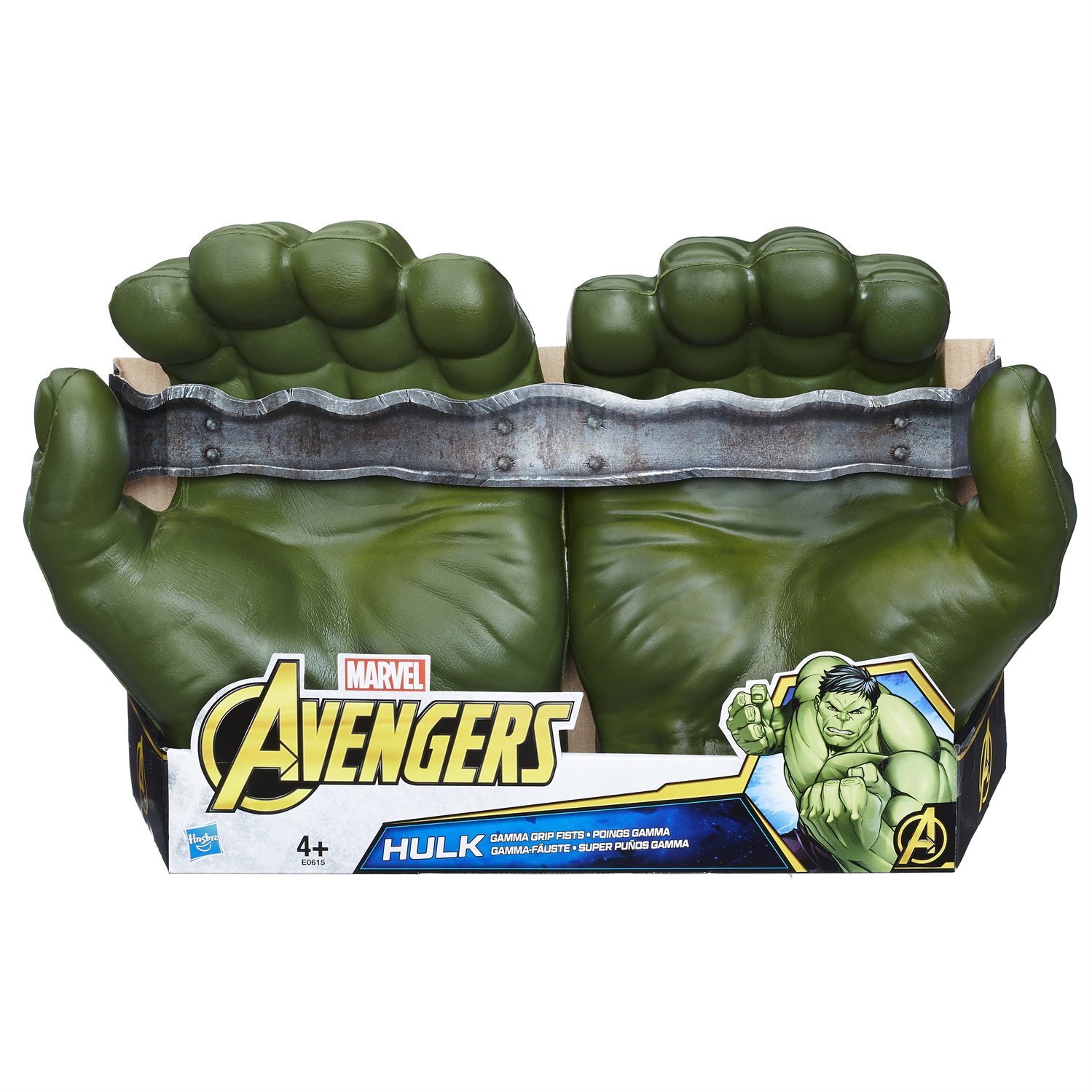 Hasbro Marvel Avengers Pugni di Hulk Gamma Grip - Giocattolo di Roleplay per Bambini da 4 Anni in Su