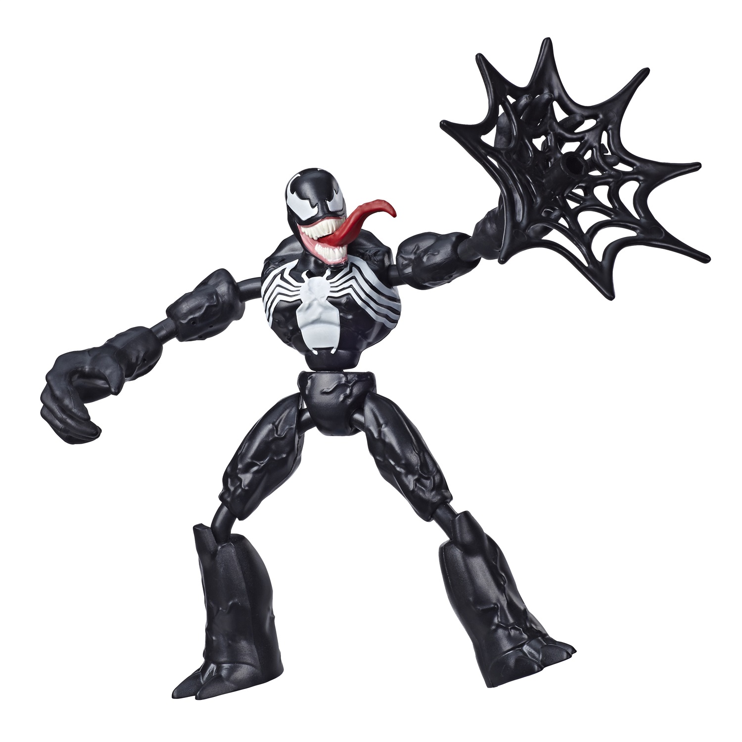 Marvel Spider-Man Venom Bend And Flex - Action Figure Flessibile 15cm con Braccia e Gambe Piegabili
