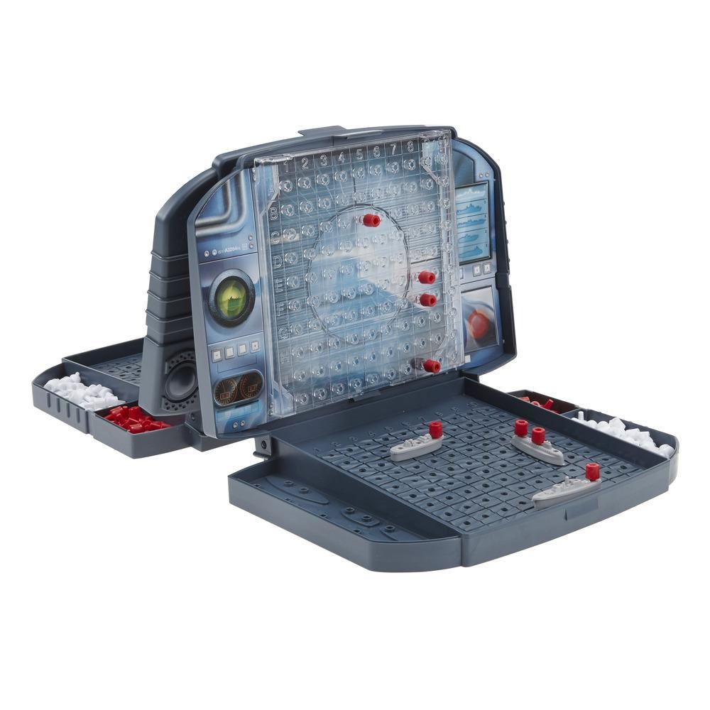 Hasbro Battleship - Gioco da Tavolo Strategia Classico per 2 Giocatori, Multicolore, 26.5 x 26.5 x 7.5 cm, Età 7