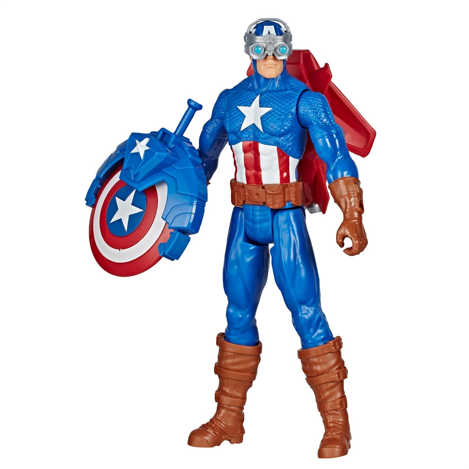 Hasbro Captain America E7374 Action Figure 30 cm - Avengers Titan Hero Blast Gear