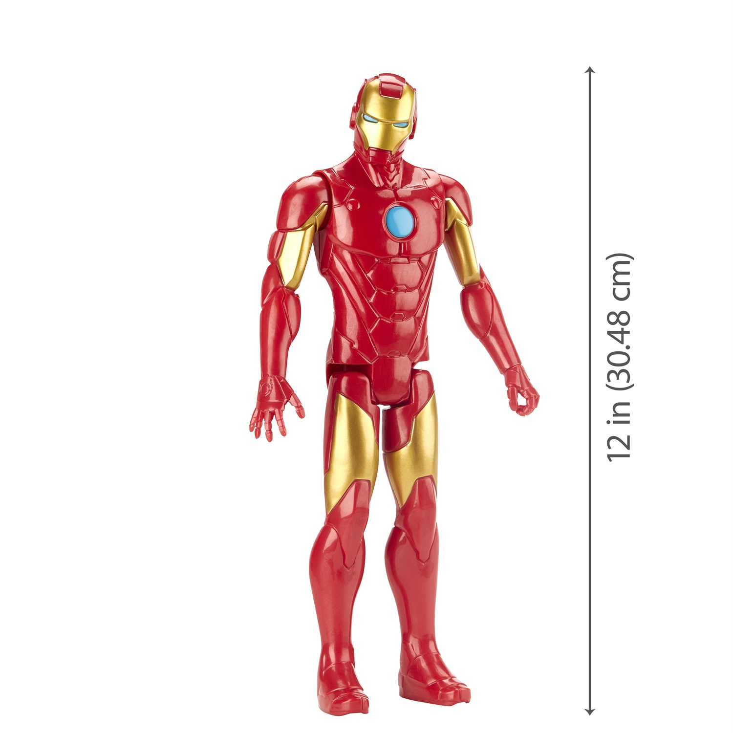 Hasbro Iron Man Titan Hero Series - Action Figure 30cm con 5 Punti di Articolazione