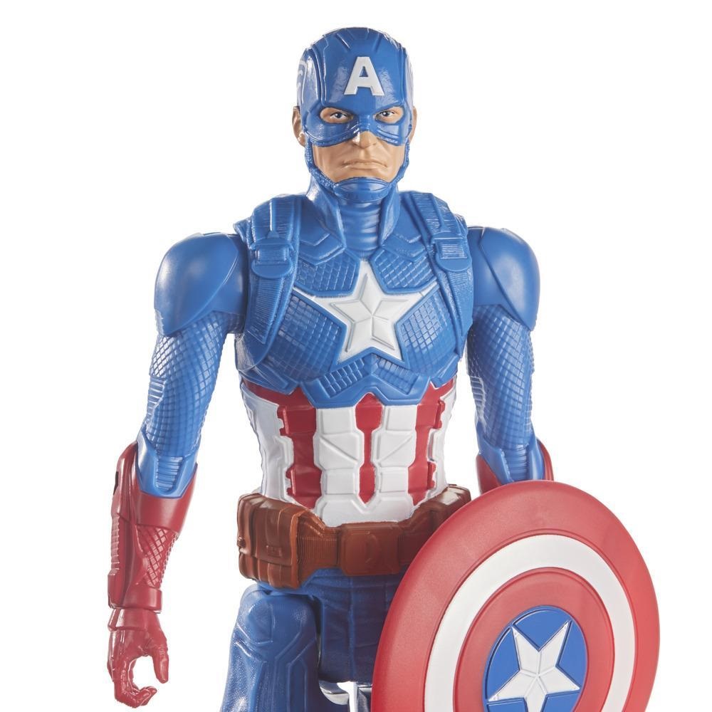 Hasbro Avengers Titan Hero Figure - Capitan America 30 cm con 5 punti di articolazione