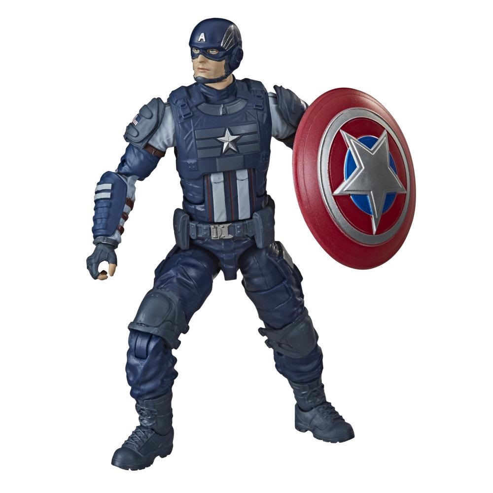 Hasbro Marvel Legends Series - Action Figure Capitan America 15 cm, Collezionabile, Build-A-Figure Abomination, Serie Gamerverse