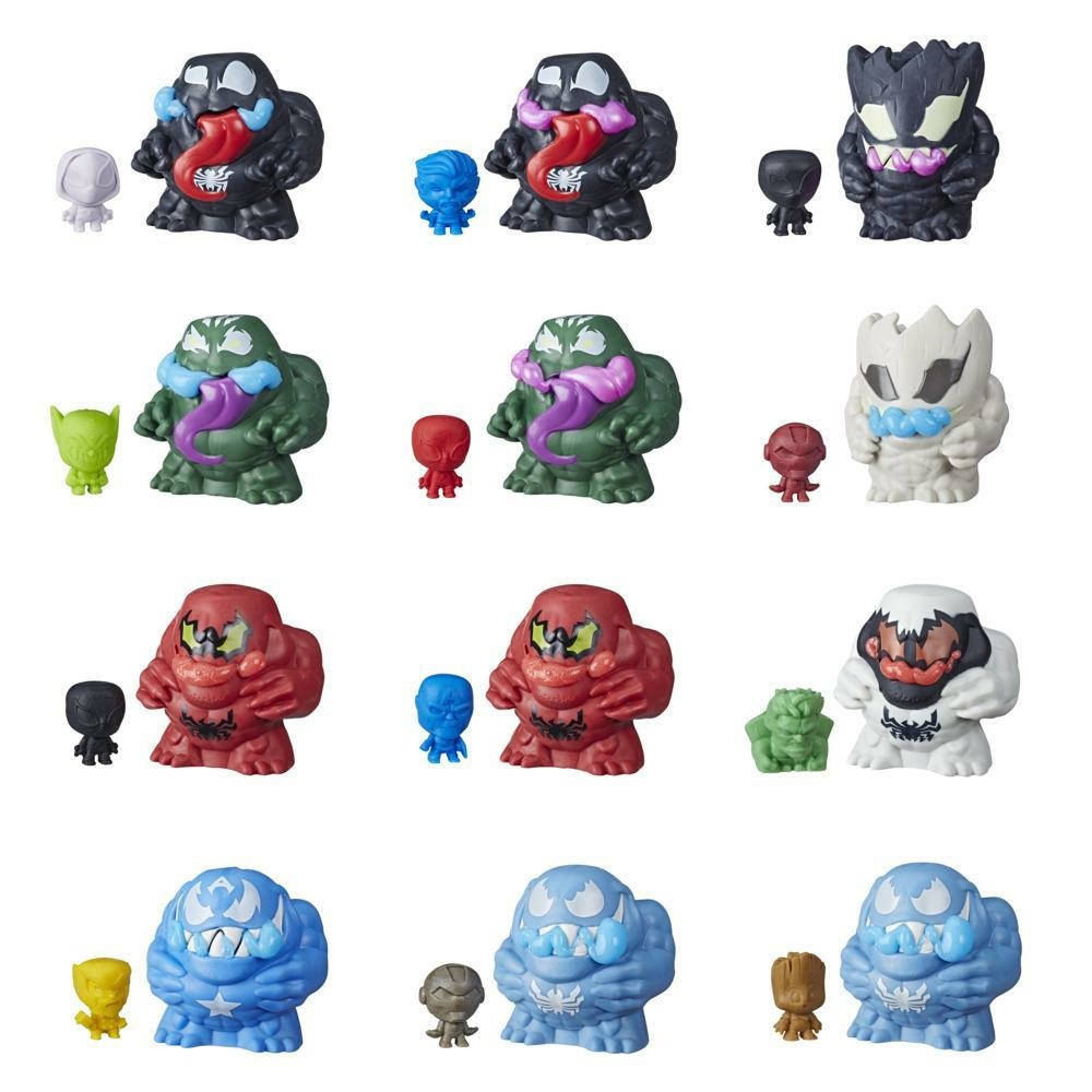 Hasbro Marvel Spider-Man Maximum Venom Burst - Action Figure da 7,5 cm con Ooze e figura da 2,5 cm per bambini dai 4 anni in su