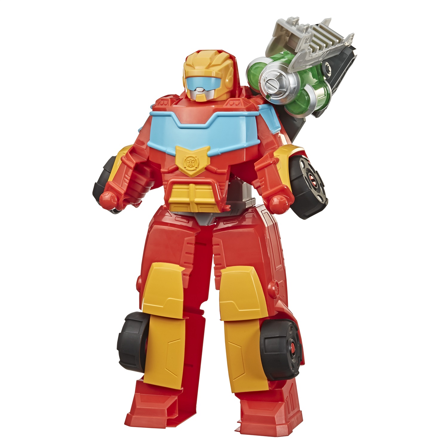 Transformers E7591 Hot Shot Giocattolo Transformer 2 in 1 - Action Figure da Collezione 35,5 cm per Bambini dai 3 Anni