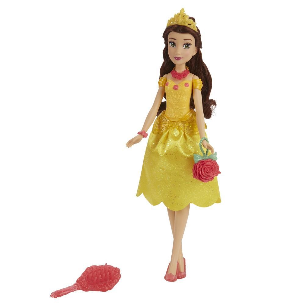Hasbro Disney Princess Style Surprise Belle - Bambola con 10 Accessori Segreti e Sorprese Nascoste per Bambini dai 3 Anni