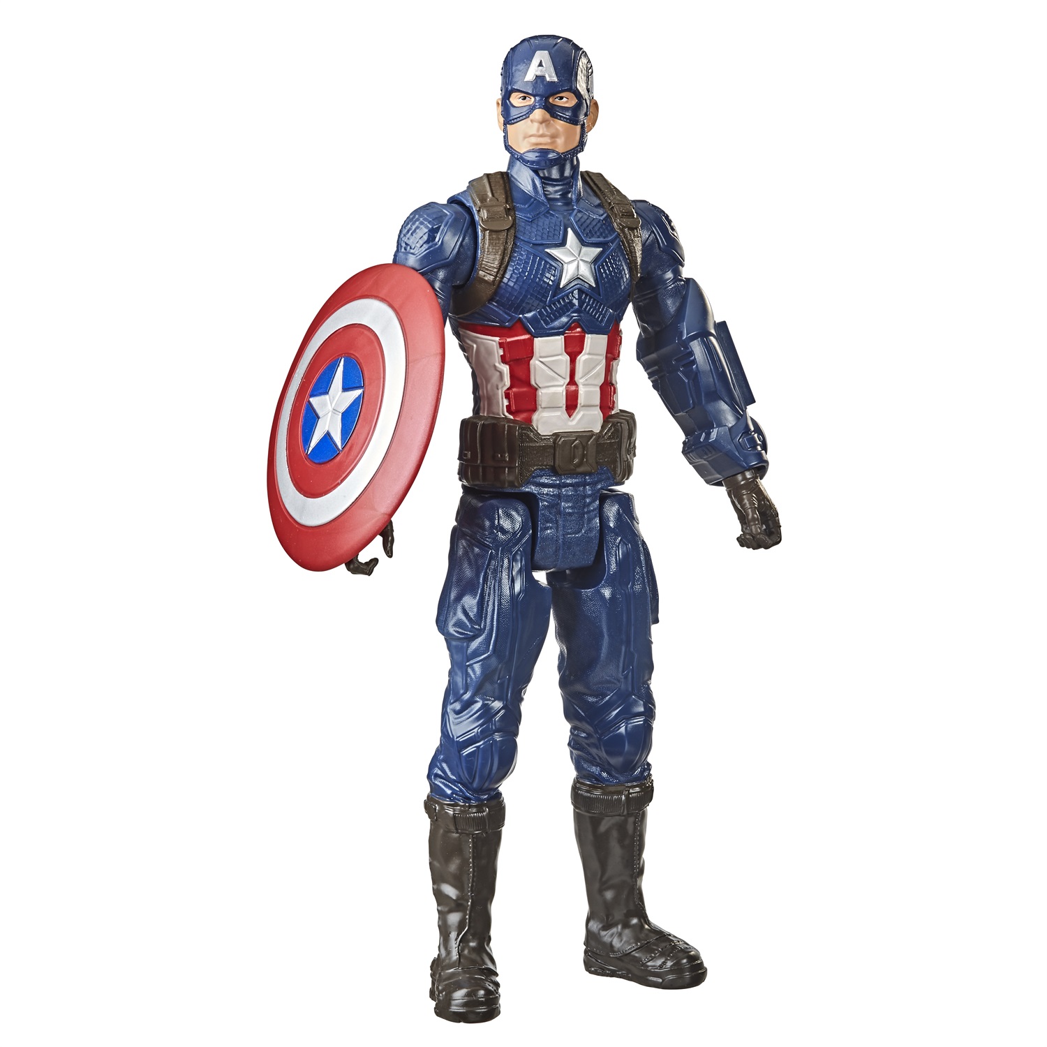 Hasbro Marvel Avengers Titan Hero Action Figure - Captain America 30 cm per Bambini dai 4 Anni in Su