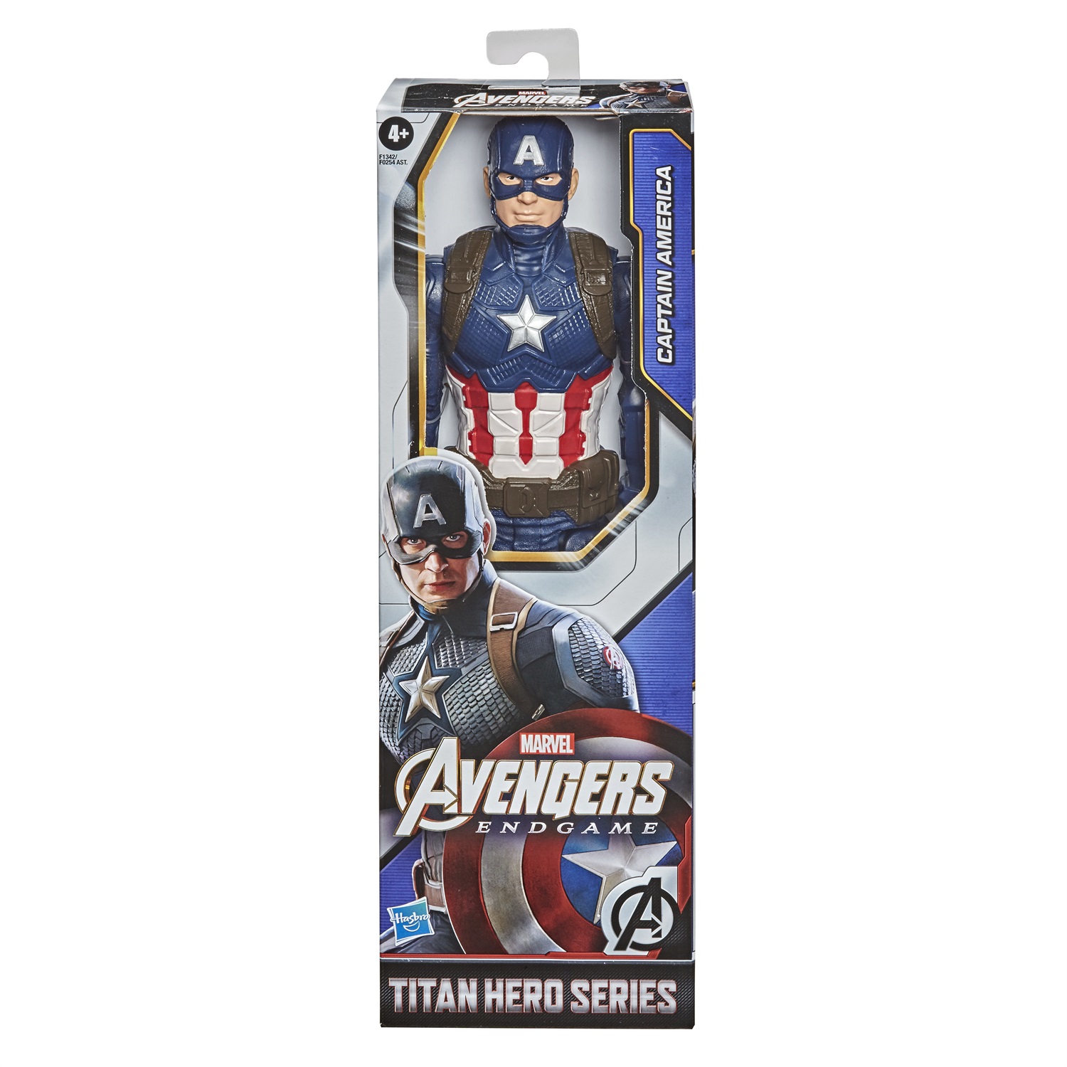 Hasbro Marvel Avengers Titan Hero Action Figure - Captain America 30 cm per Bambini dai 4 Anni in Su