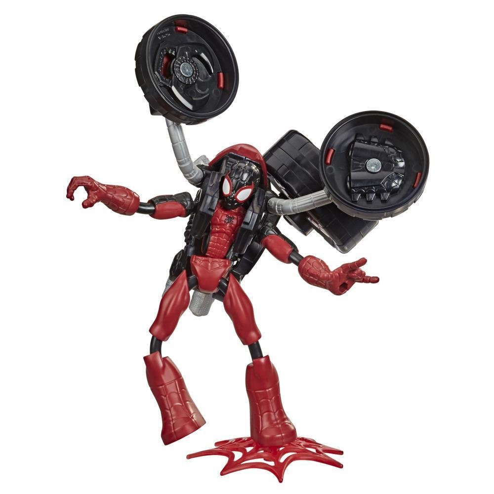 Marvel Spider-Man Bend And Flex Action Figure 6-inch con Motocicletta 2-in-1 per Bambini dai 4 Anni in Su