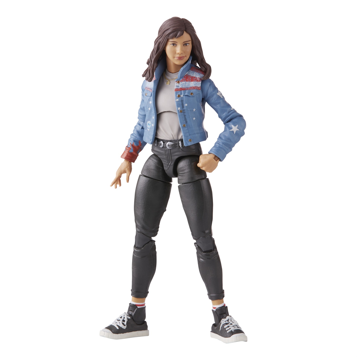 Marvel Hasbro Legends Series America Chavez 6-inch Collectible Figure - Ispirato a Doctor Strange in The Multiverse of Madness con 2 Accessori e 1 Parte Build-A-Figure