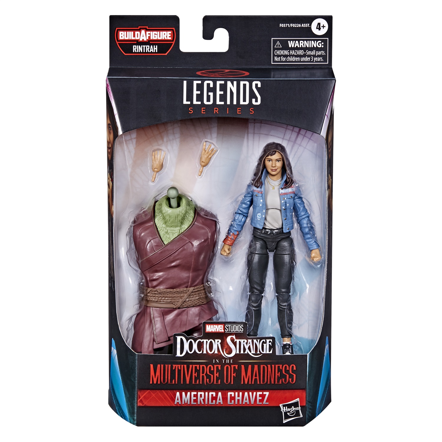 Marvel Hasbro Legends Series America Chavez 6-inch Collectible Figure - Ispirato a Doctor Strange in The Multiverse of Madness con 2 Accessori e 1 Parte Build-A-Figure