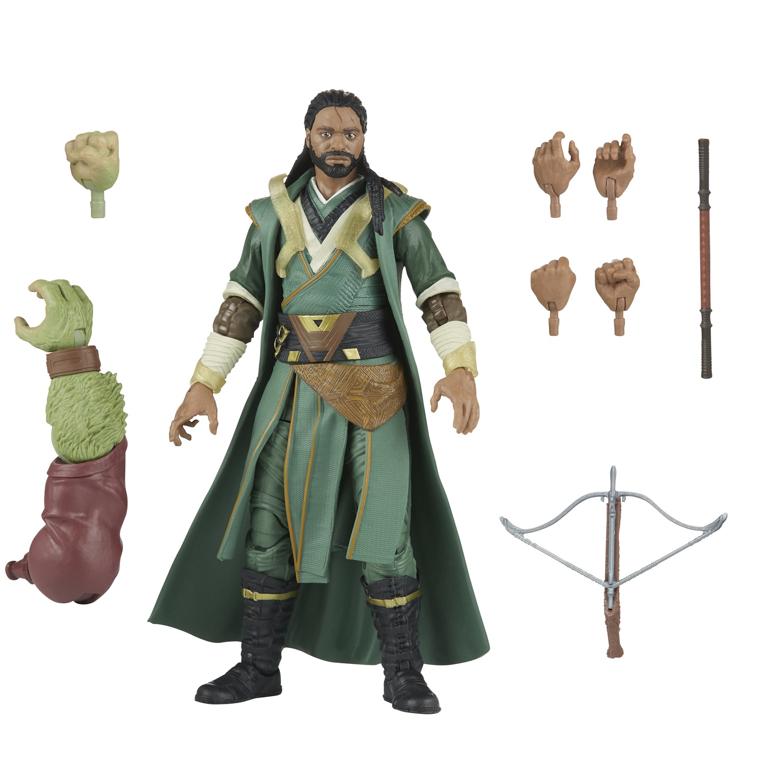 Hasbro Marvel Legends Series Master Mordo 6-inch Collectible Action Figure - Doctor Strange in The Multiverse of Madness, 6 Accessori e 1 Parte Build-A-Figure