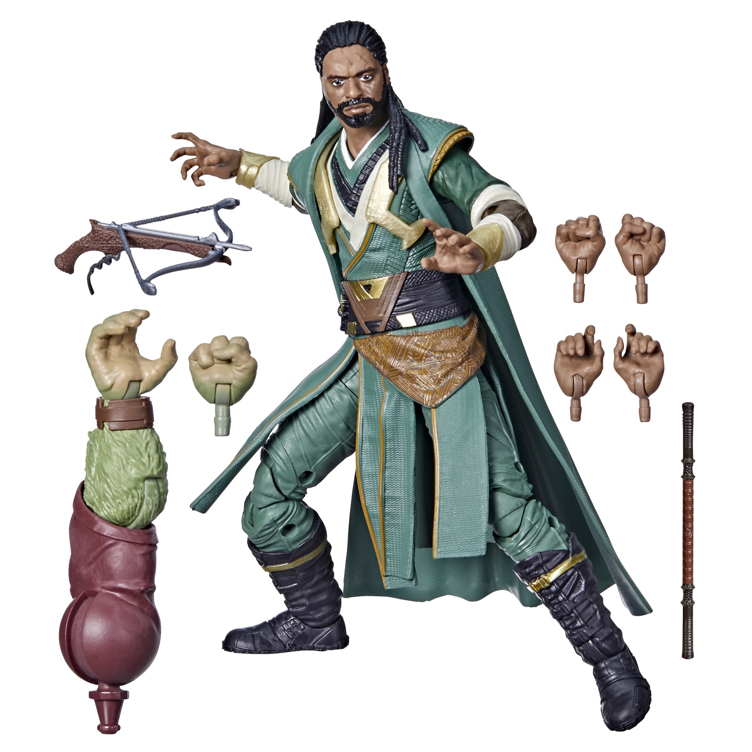 Hasbro Marvel Legends Series Master Mordo 6-inch Collectible Action Figure - Doctor Strange in The Multiverse of Madness, 6 Accessori e 1 Parte Build-A-Figure