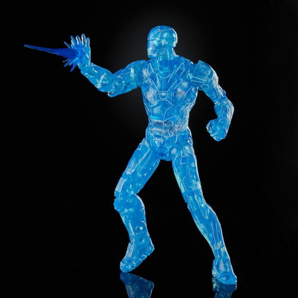 Hasbro Marvel Legends Series Action Figure Iron Man Hologram - Alta 15 cm, Design e Articolazioni di Alta Qualità, Include 2 Accessori e 1 Elemento 'Crea un Personaggio', Multicolore