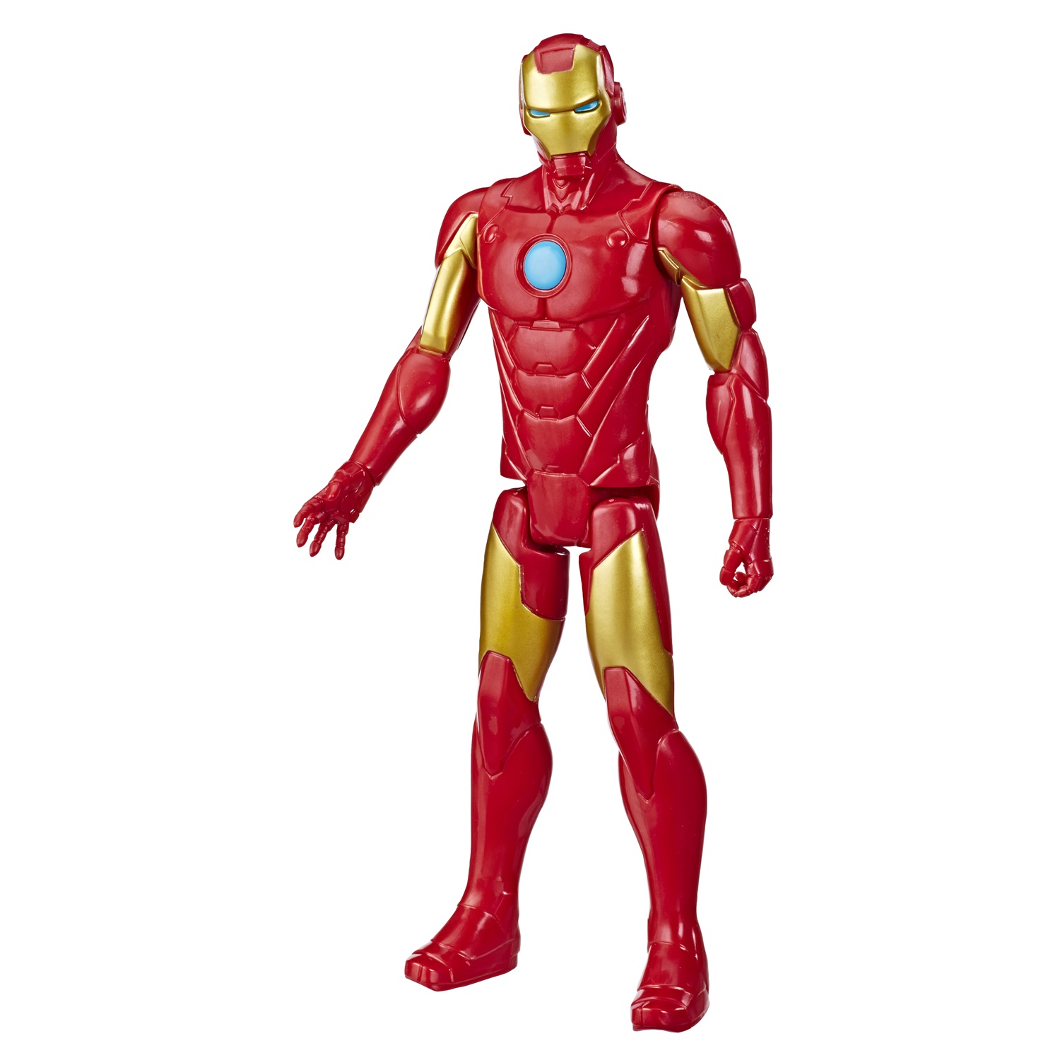 Hasbro Iron Man - Action Figure 30 cm della serie Avengers Titan Hero con Blaster Blast Gear
