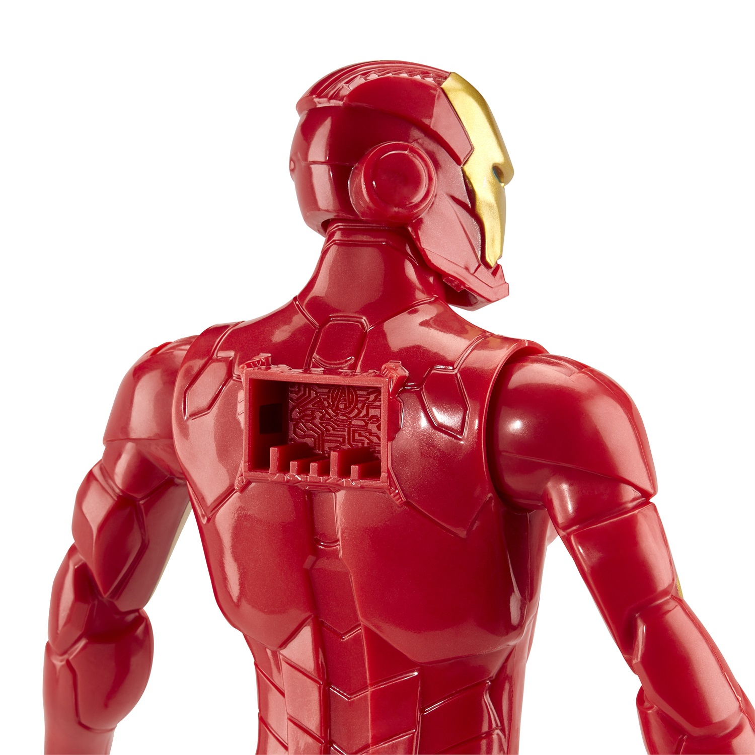 Hasbro Iron Man - Action Figure 30 cm della serie Avengers Titan Hero con Blaster Blast Gear