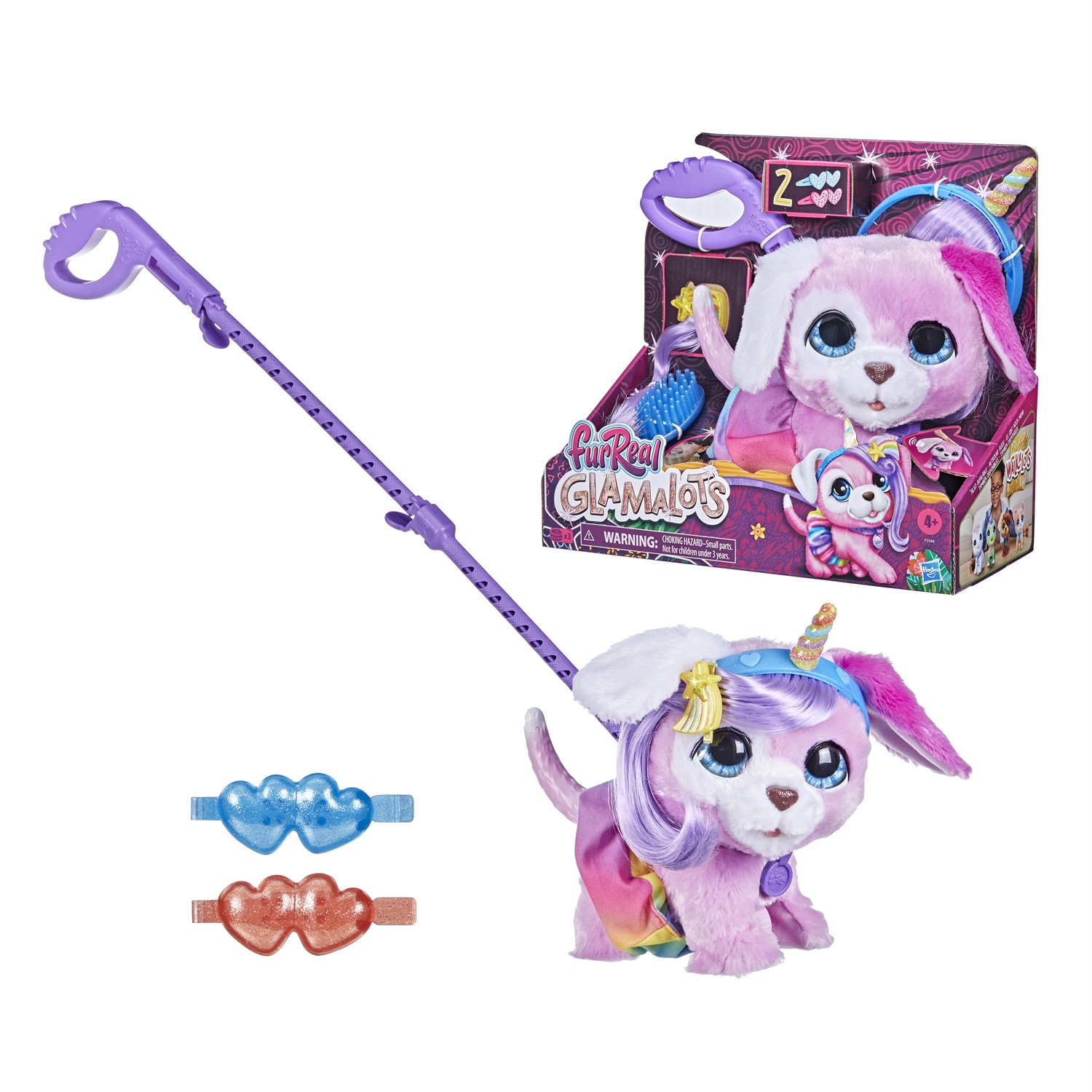 FurReal , Glamalots Cagnolino (Peluche Cagnolino interattivo per bambini da 4 anni in su, con accessori)