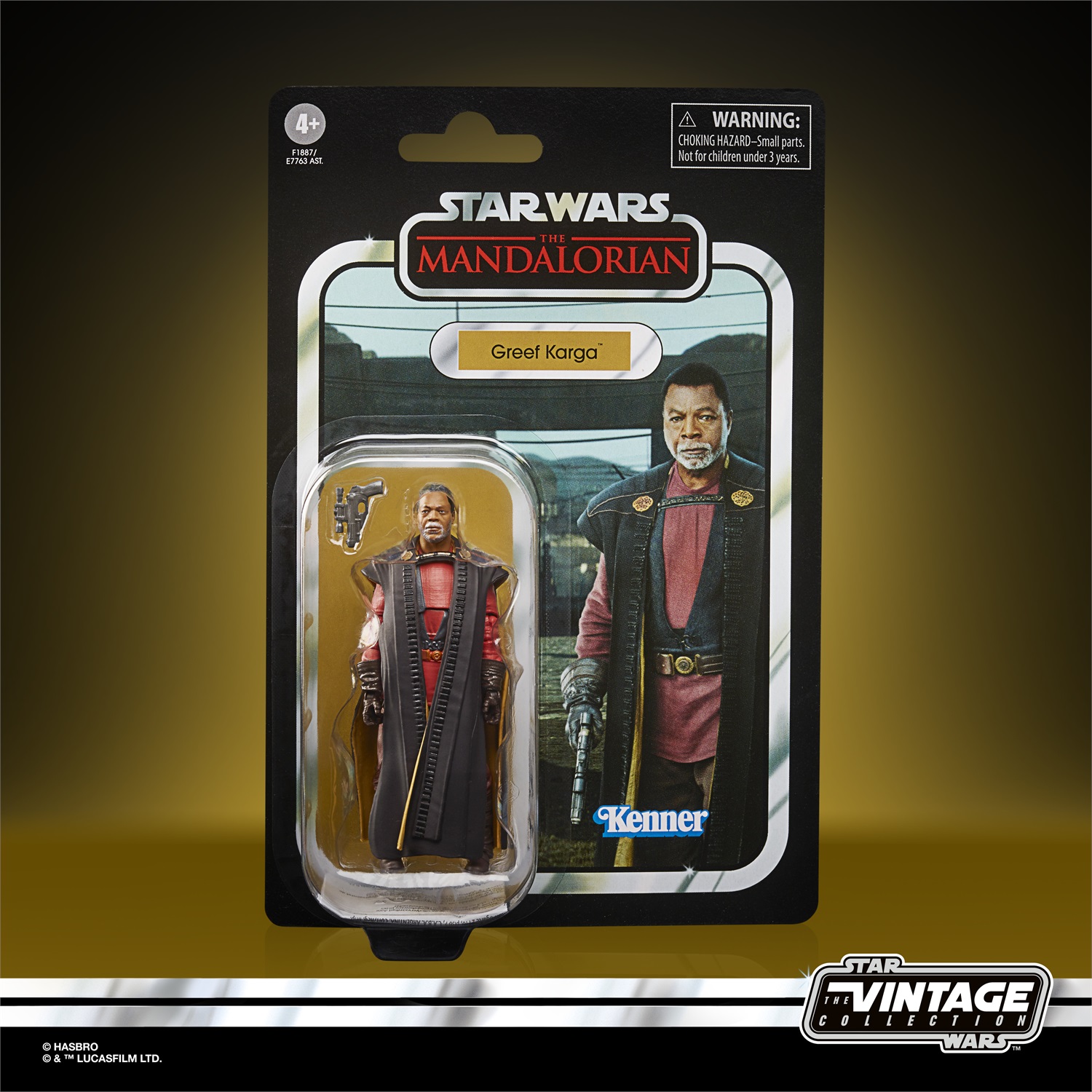 Hasbro Star Wars The Vintage Collection Greef Karga - Action Figure The Mandalorian da 9,5 cm per Bambini dai 4 Anni in su