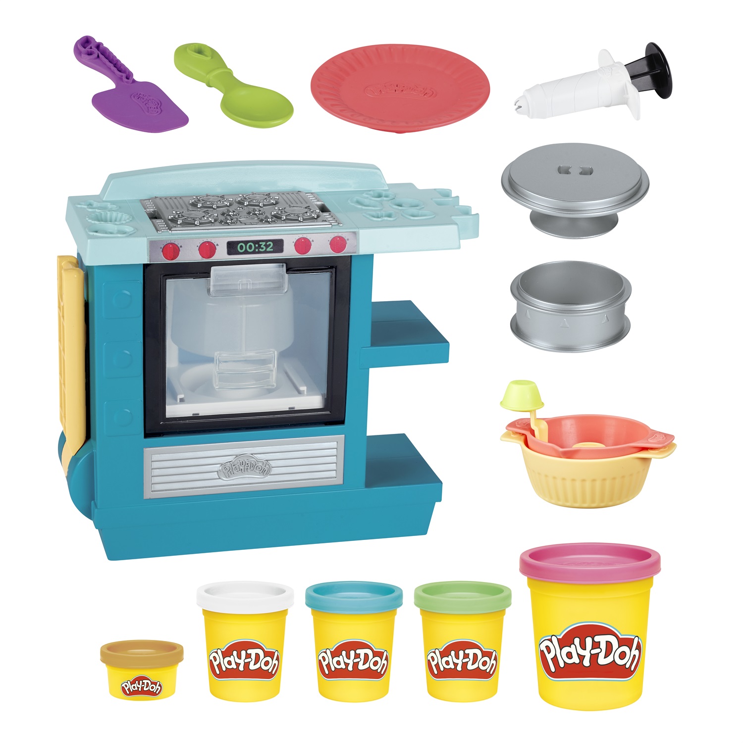 Play-Doh Il Dolce Forno - Playset con 5 Colori di Pasta da Modellare Atossica per Bambini dai 3 Anni