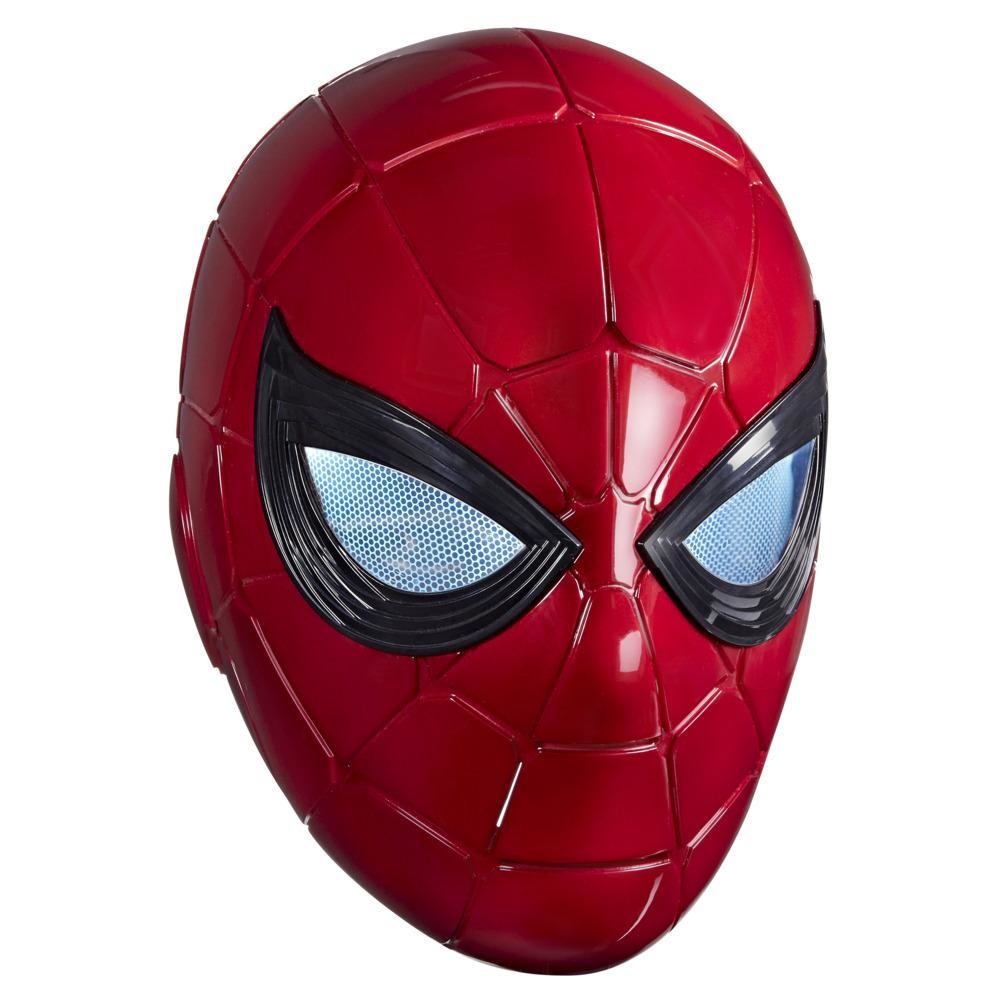 Hasbro Marvel Legends Series - Casco Elettronico Iron Spider di Spider-Man con Occhi Illuminati, 6 Impostazioni di Luce e Vestibilità Regolabile