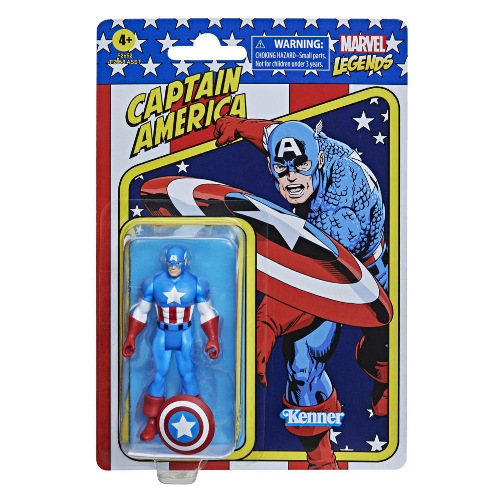 Marvel Hasbro Legend Series Action Figure Captain America 9,5 cm Retro 375 Collection