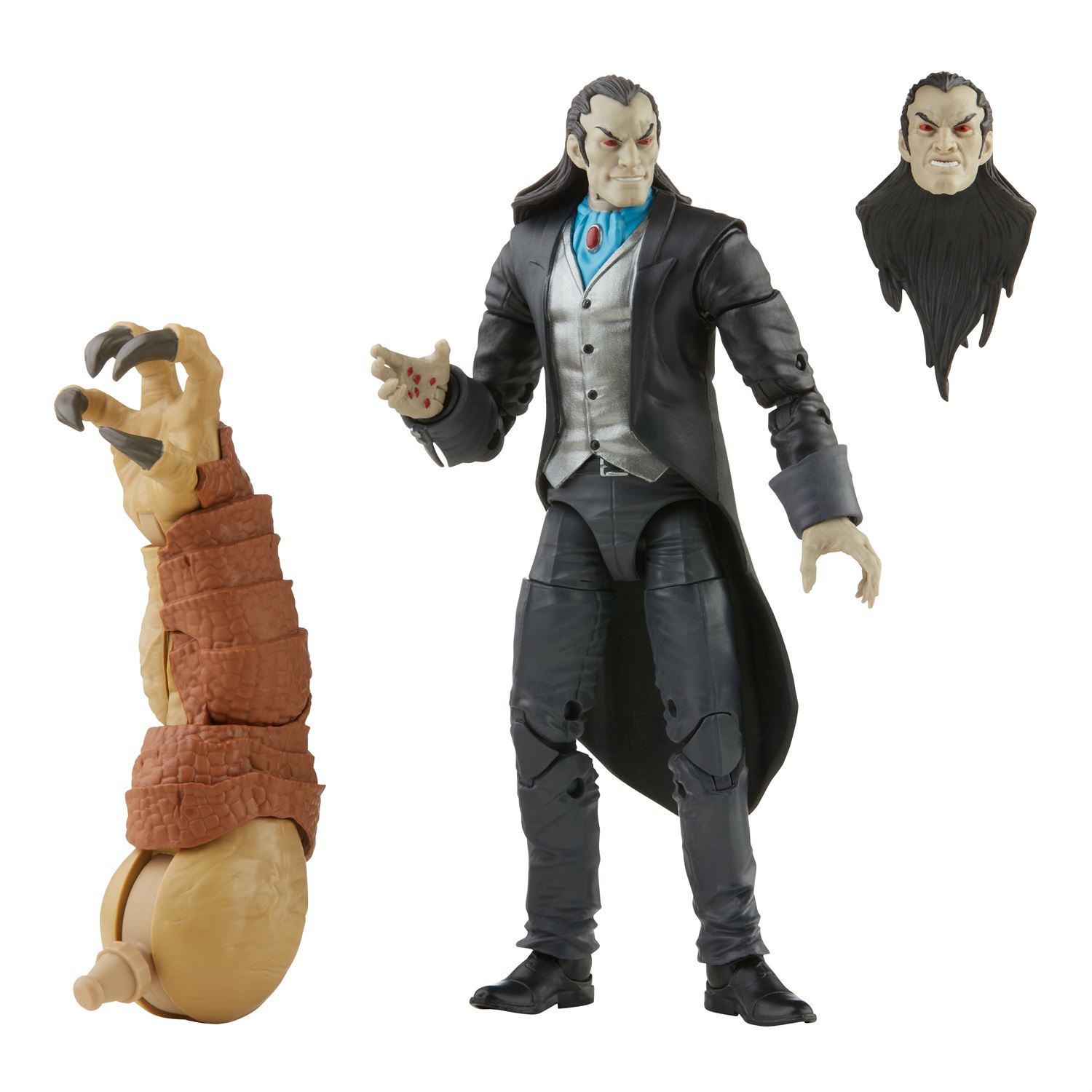 Hasbro Marvel Legends Series - Morlun, Action Figure da Collezione 15 cm con 4 Accessori e 2 Elementi Build-A-Figure