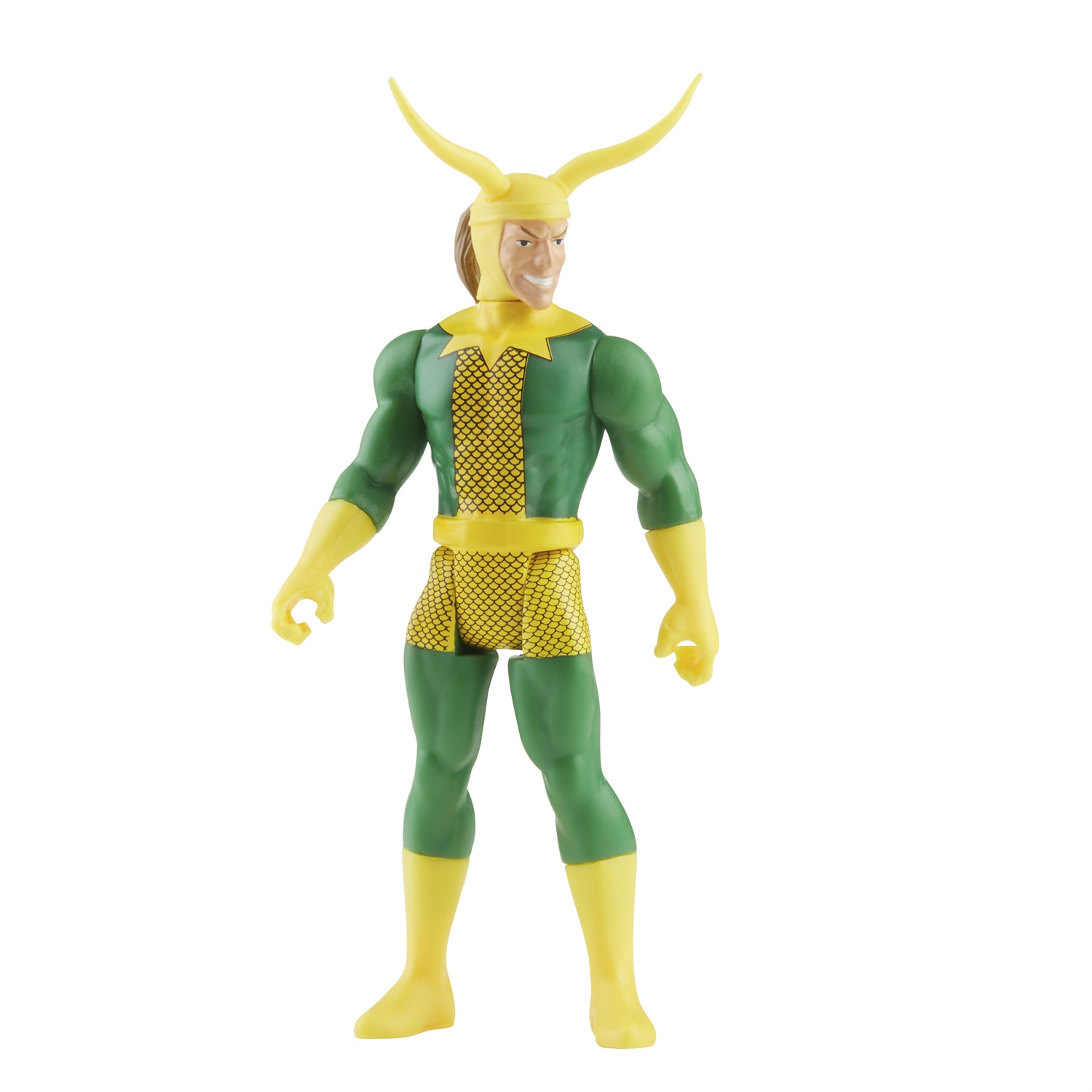 Hasbro Marvel Legends Retro Loki - Action Figure 10 cm con gambe, braccia e testa mobili, adatta per bambini dai 4 anni