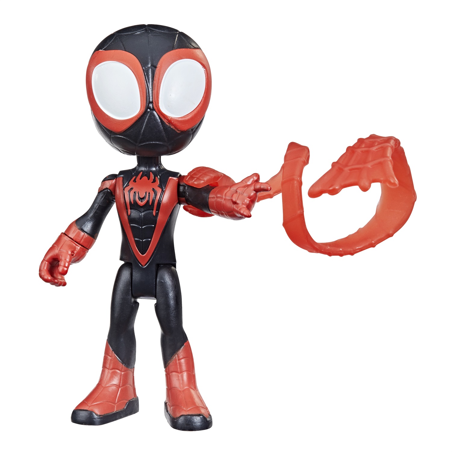 Hasbro Spidey e i Suoi Fantastici Amici - Miles Morales, Action Figure Giocattolo da 15 cm con 1 Accessorio, Multicolore, per Bambini dai 3 Anni in Su