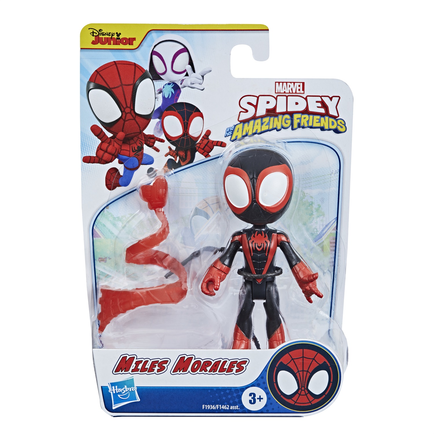 Hasbro Spidey e i Suoi Fantastici Amici - Miles Morales, Action Figure Giocattolo da 15 cm con 1 Accessorio, Multicolore, per Bambini dai 3 Anni in Su