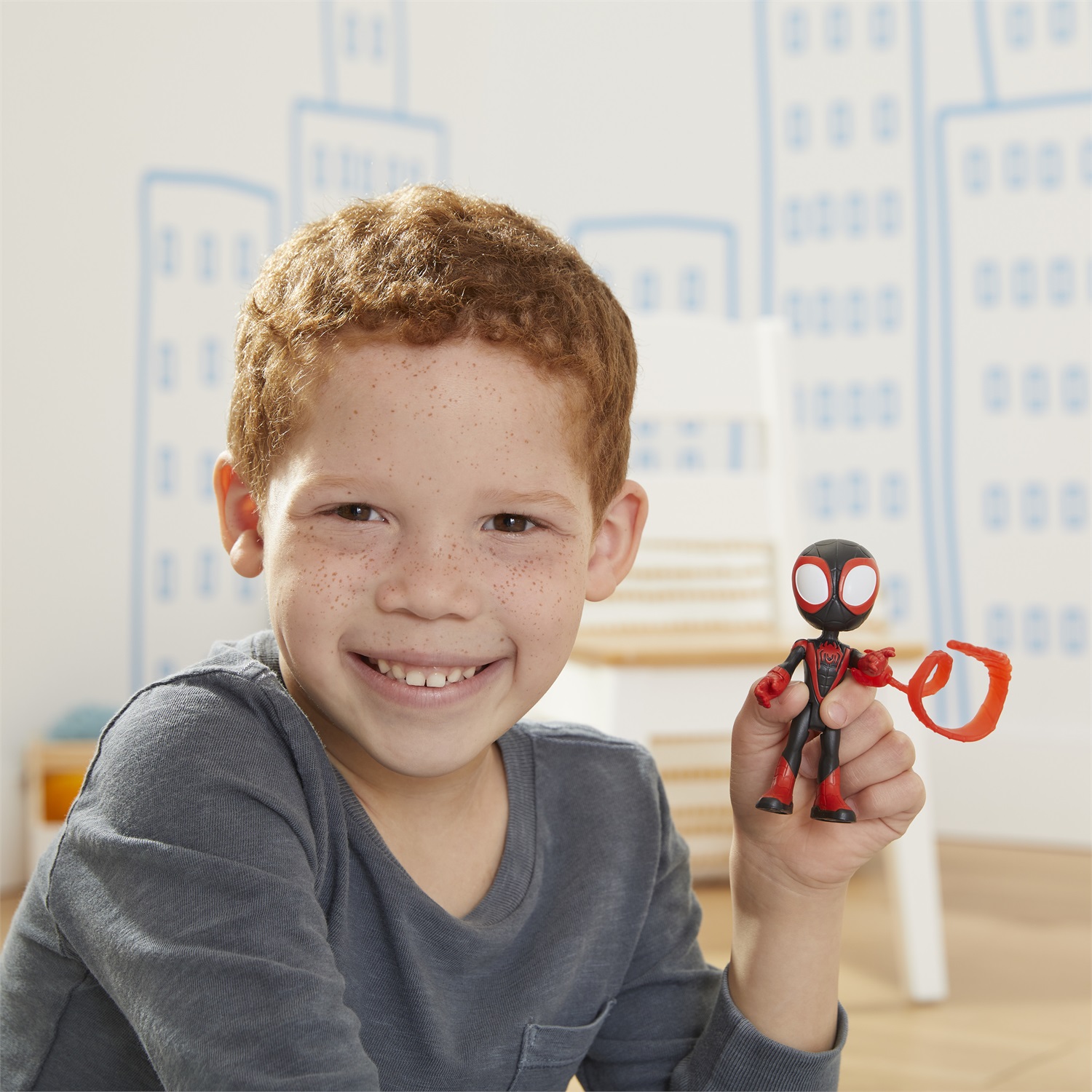 Hasbro Spidey e i Suoi Fantastici Amici - Miles Morales, Action Figure Giocattolo da 15 cm con 1 Accessorio, Multicolore, per Bambini dai 3 Anni in Su