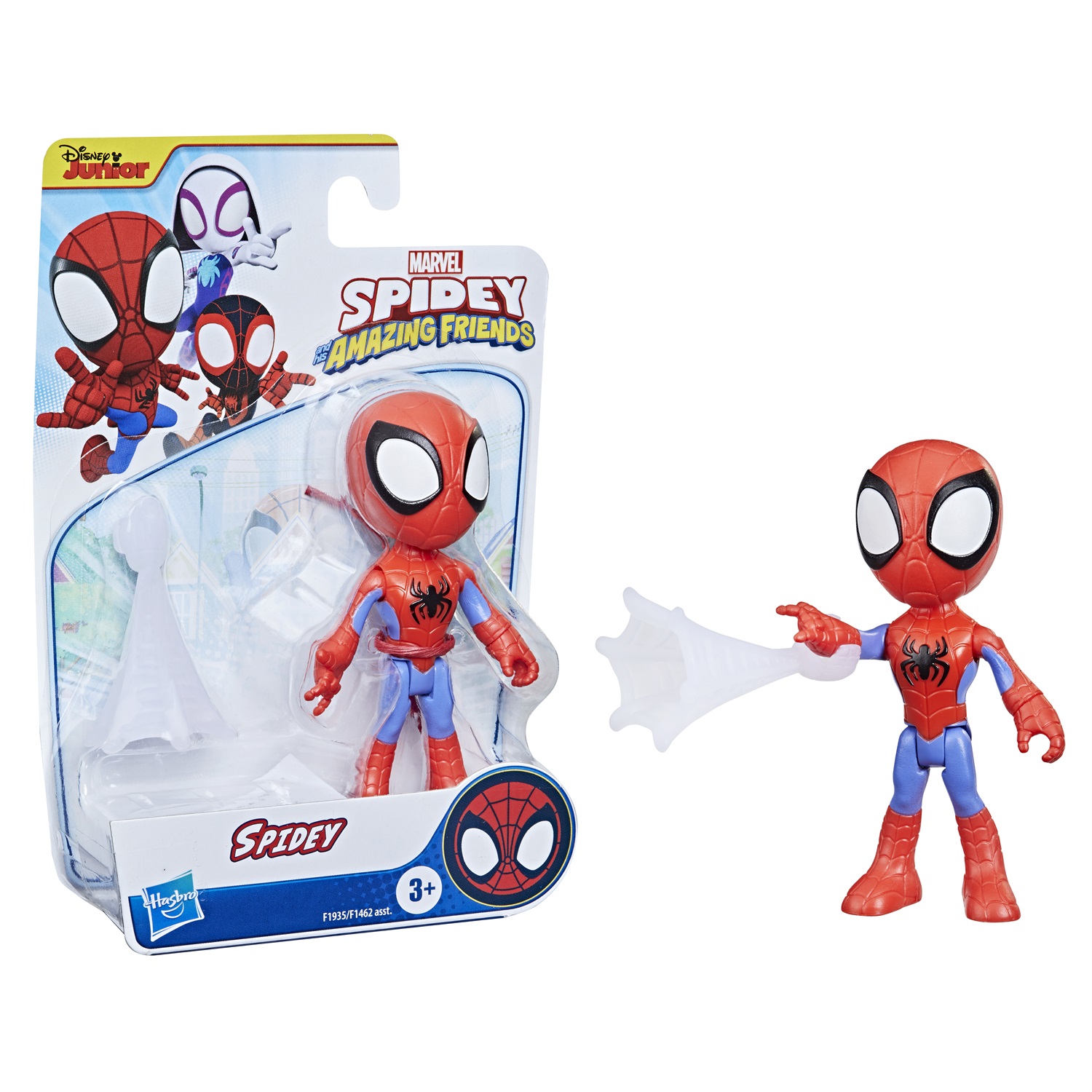 Hasbro Marvel Spidey e I Suoi Fantastici Amici - Action Figure Spider-Man 15 cm con 1 Accessorio, per Bambini dai 3 Anni in Su