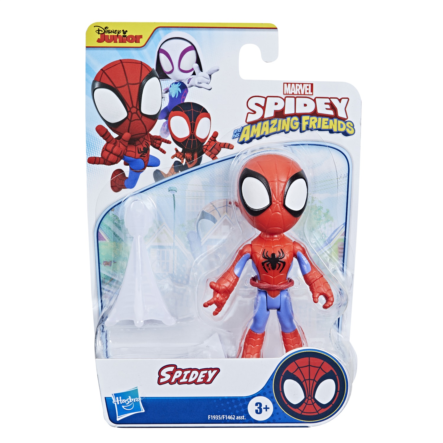 Hasbro Marvel Spidey e I Suoi Fantastici Amici - Action Figure Spider-Man 15 cm con 1 Accessorio, per Bambini dai 3 Anni in Su