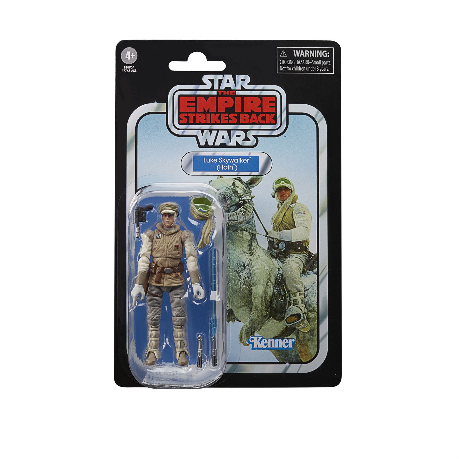 Hasbro Star Wars The Vintage Collection Luke Skywalker (Hoth) - Action Figure da 9,5 cm Ispirata a L'Impero colpisce ancora per Bambini dai 4 Anni