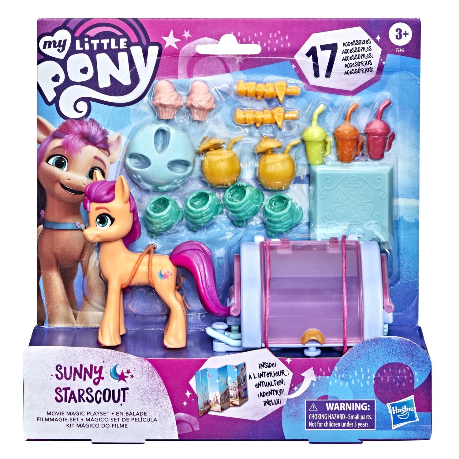 My Little Pony Sunny Starscout Playset - Carrettino dolci e frullati, multicolore