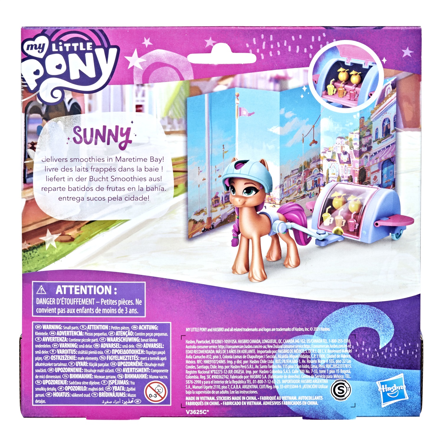 My Little Pony Sunny Starscout Playset - Carrettino dolci e frullati, multicolore