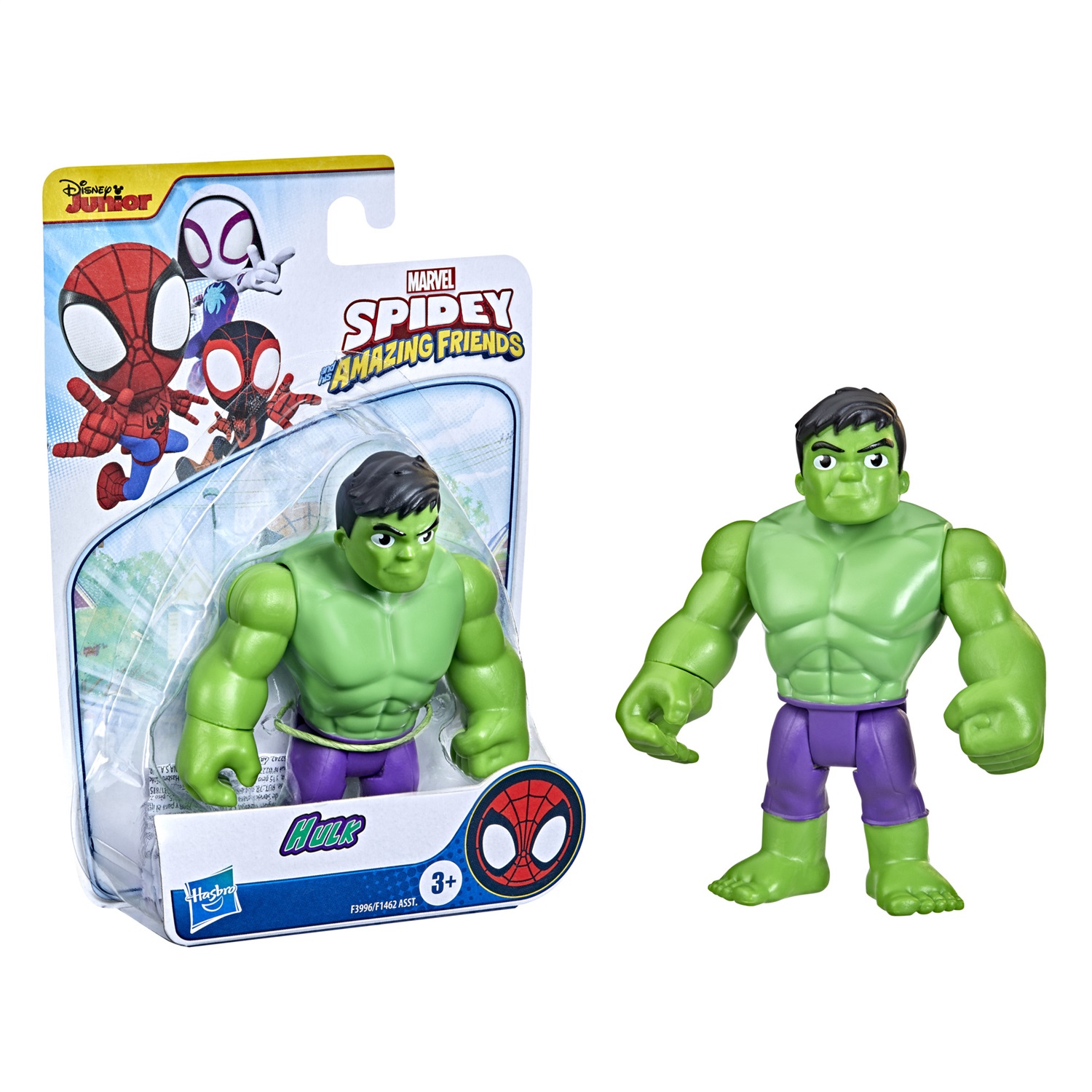 Hasbro Marvel Spidey e I Suoi Fantastici Amici - Hulk Action Figure da Collezione del Supereroe, Alta 10 cm, Giochi per Bambini dai 3 Anni