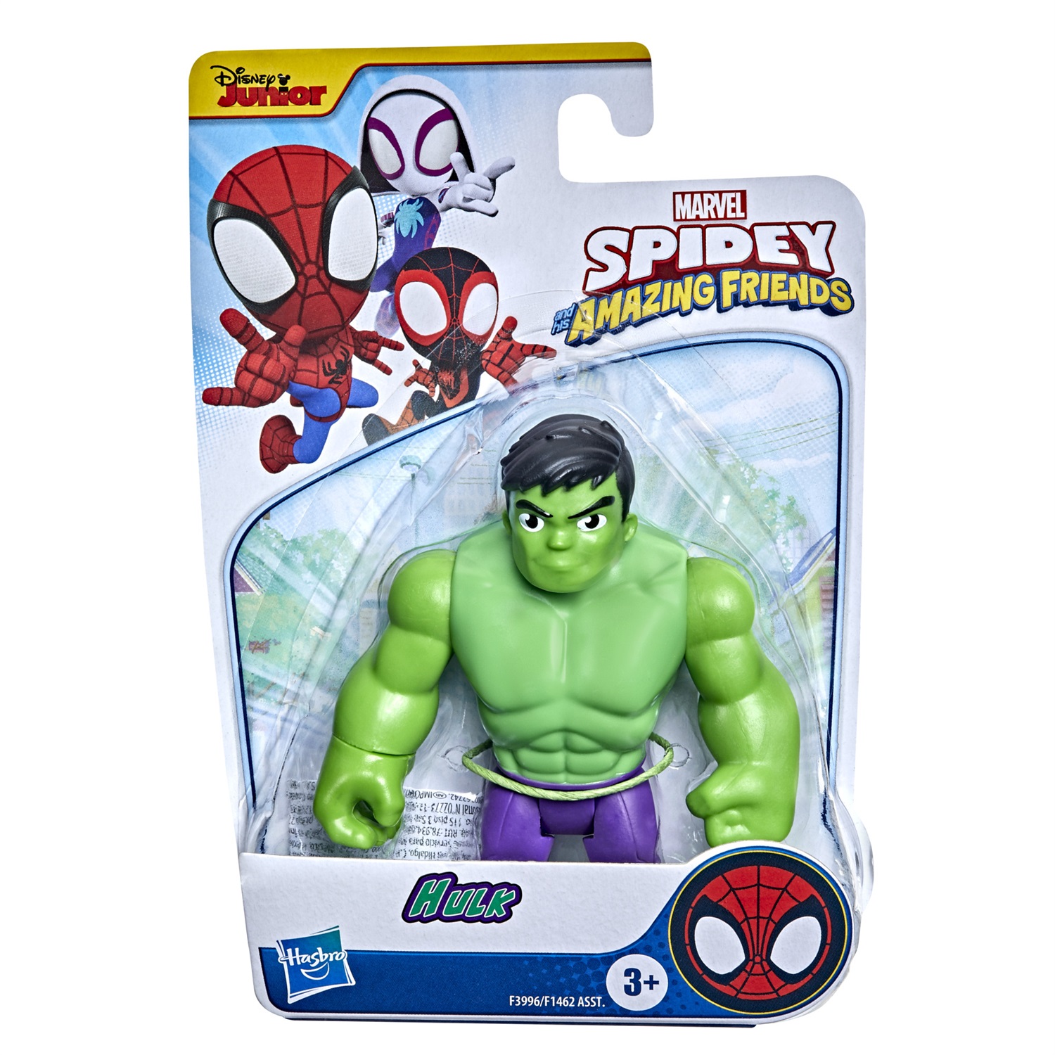 Hasbro Marvel Spidey e I Suoi Fantastici Amici - Hulk Action Figure da Collezione del Supereroe, Alta 10 cm, Giochi per Bambini dai 3 Anni