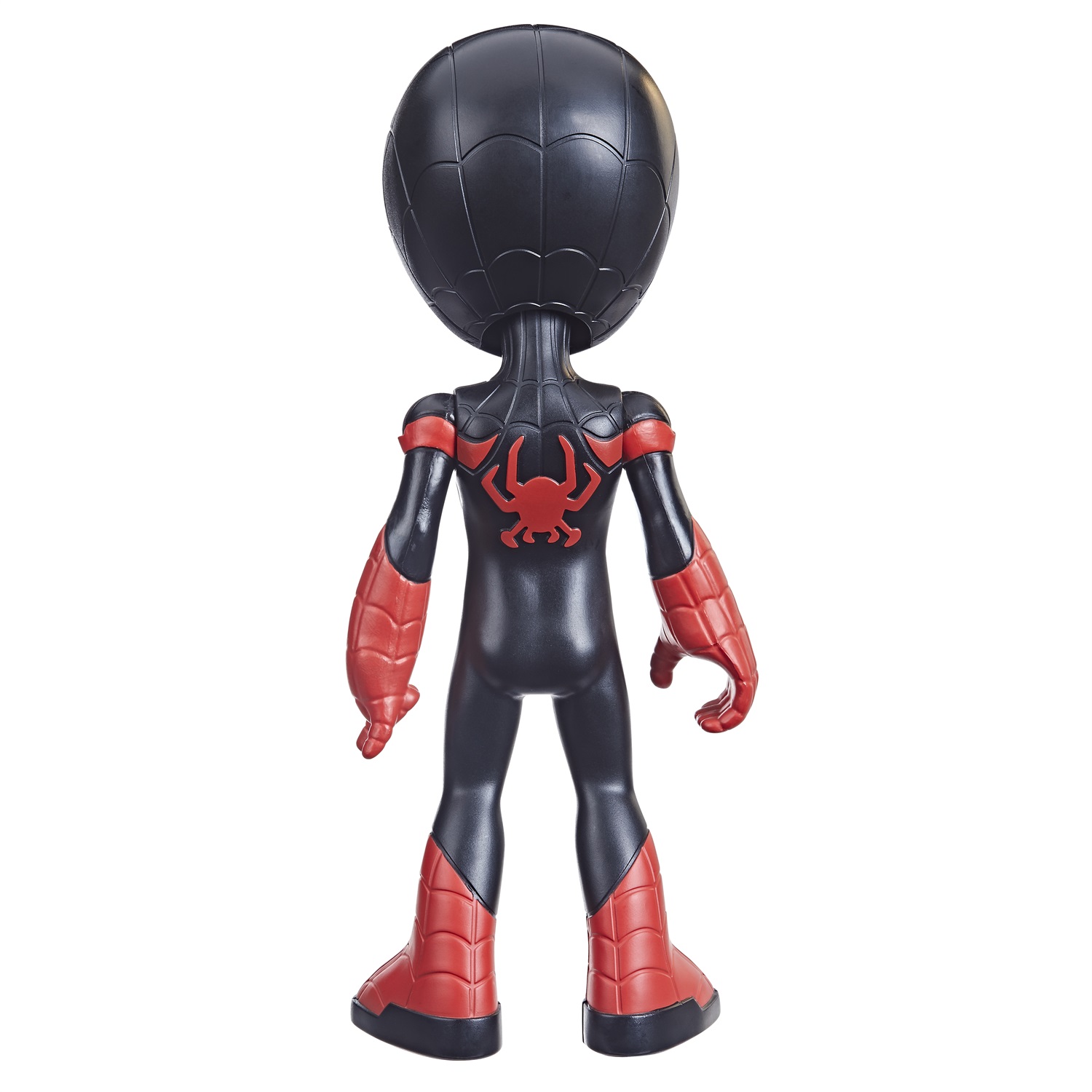 Hasbro Marvel Spidey e I Suoi Fantastici Amici - Supersized Miles Morales Action Figure da 22,5 cm, Giocattolo per Bambini dai 3 Anni in Su con Funzione Lancia Ragnatele
