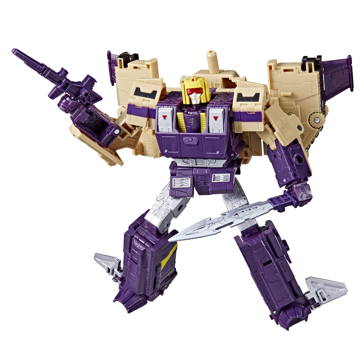 Hasbro Transformers Generations Legacy - Action Figure Leader Blitzwing, Tripla Conversione, 17,5 cm, dai 8 Anni in su