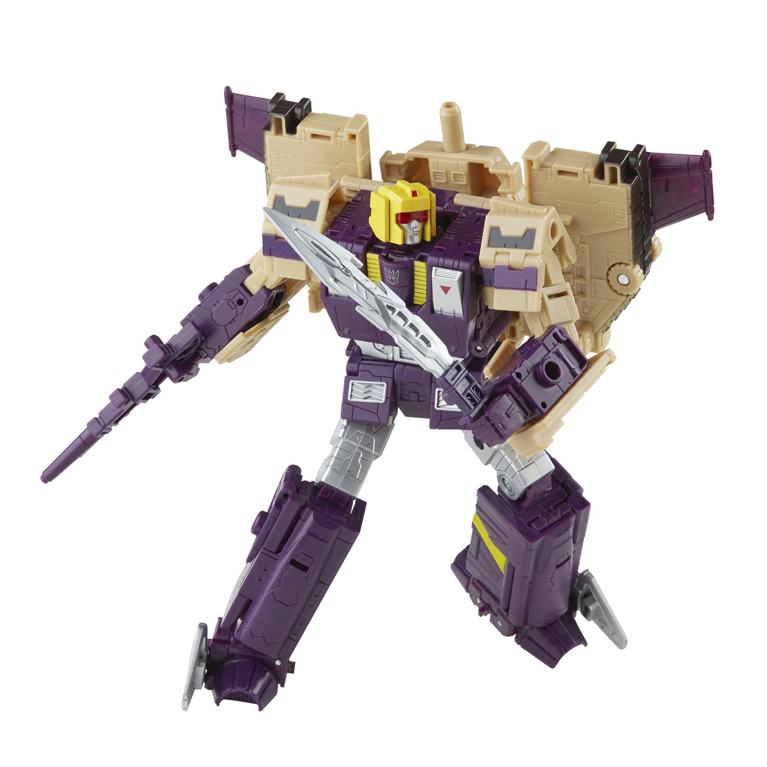 Hasbro Transformers Generations Legacy - Action Figure Leader Blitzwing, Tripla Conversione, 17,5 cm, dai 8 Anni in su