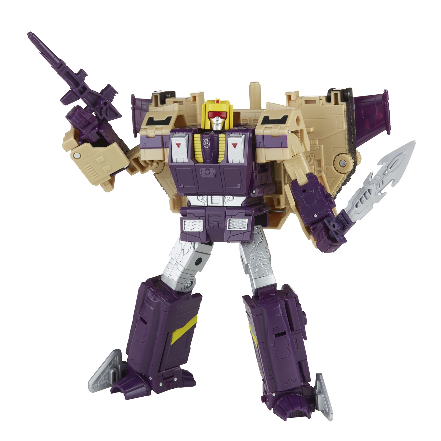 Hasbro Transformers Generations Legacy - Action Figure Leader Blitzwing, Tripla Conversione, 17,5 cm, dai 8 Anni in su