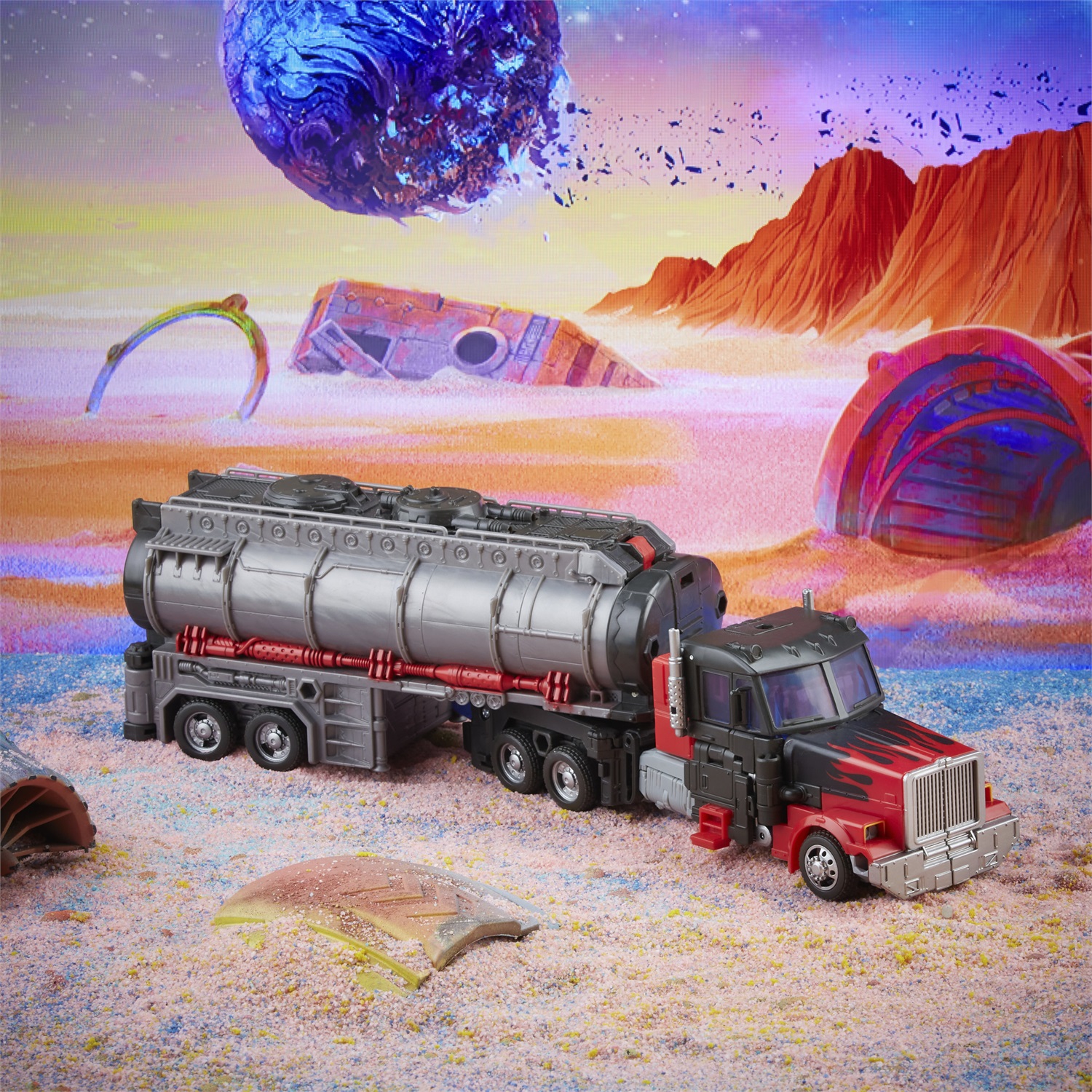 Hasbro Transformers Generations Legacy Series Laser Optimus Prime Action Figure - 18 cm, Trasformabile, Ispirato a G2, Età 8