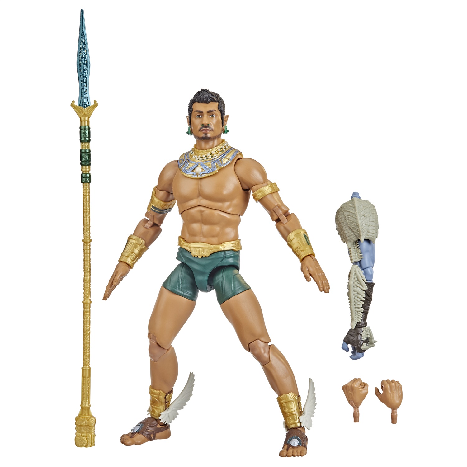 Hasbro Marvel Legends Series: Black Panther Wakanda Forever - Action Figure di Namor da 15 cm con 3 Accessori e Parte Build-a-Figure