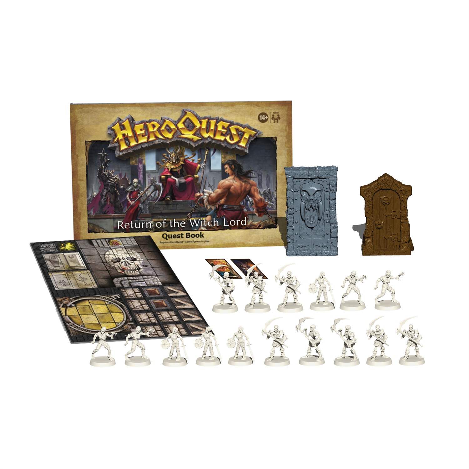 Hasbro Gaming HeroQuest - Espansione Il ritorno del Signore delle Streghe, Gioco da Tavolo per 14 , Multicolore, Taglia Unica
