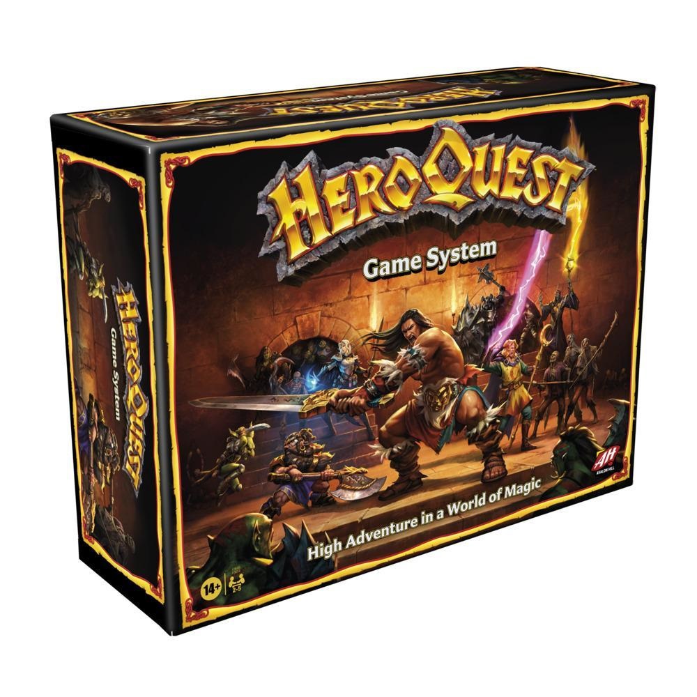 Hasbro HeroQuest - Gioco da Tavolo Dungeon Crawler Fantasy Adventure per 2-5 Giocatori, dai 14 Anni