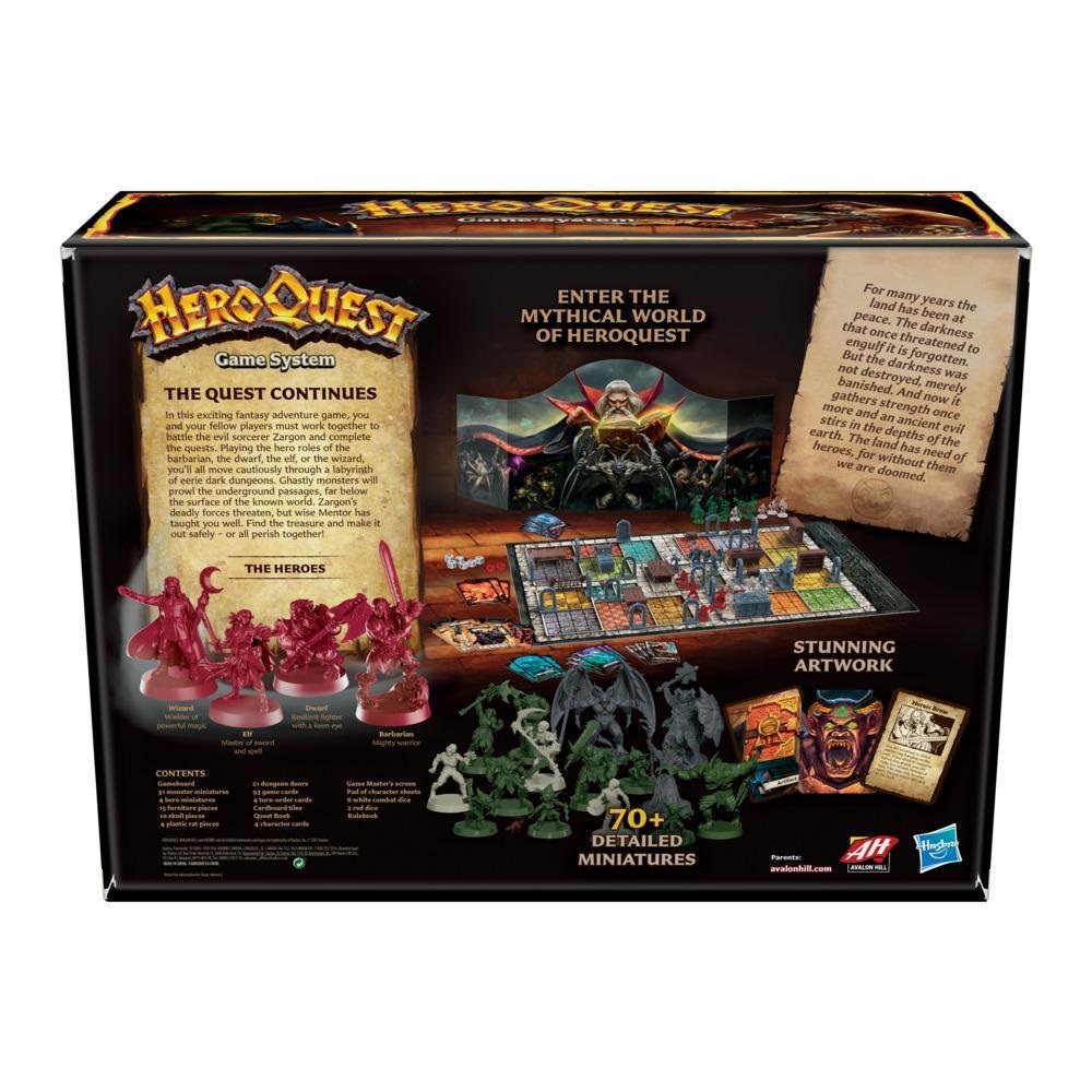 Hasbro HeroQuest - Gioco da Tavolo Dungeon Crawler Fantasy Adventure per 2-5 Giocatori, dai 14 Anni