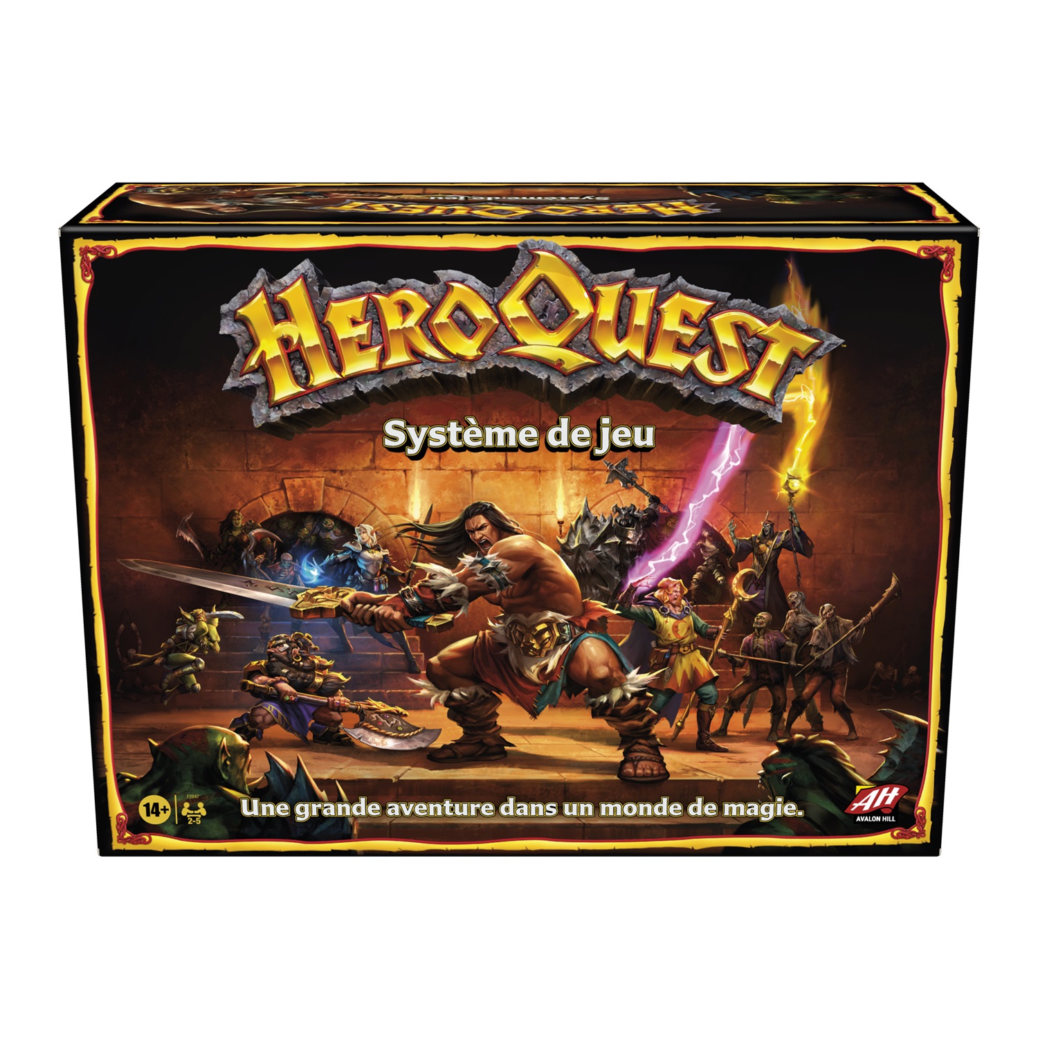 Hasbro HeroQuest - Gioco da Tavolo di Avventure Fantastiche in Stile Dungeon per 2 a 5 Giocatori, a Partire da 14 Anni