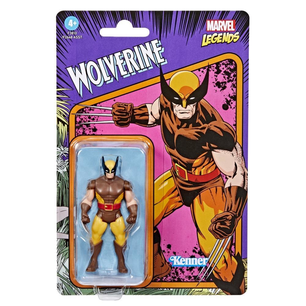 Hasbro Marvel Legends Retro Collection Action Figure Wolverine 9,5 cm - Stile Vintage