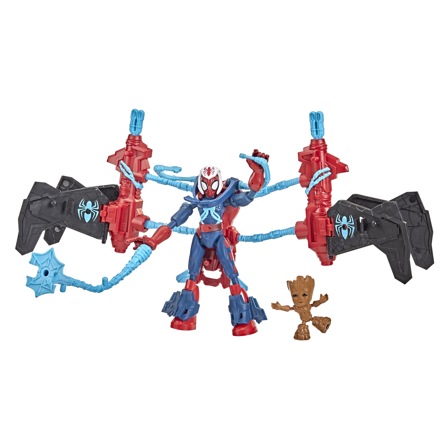 Hasbro Marvel Spider-Man F37395L0 Action Figure Bendable 15 cm Space Mission per Bambini a Partire da 4 Anni