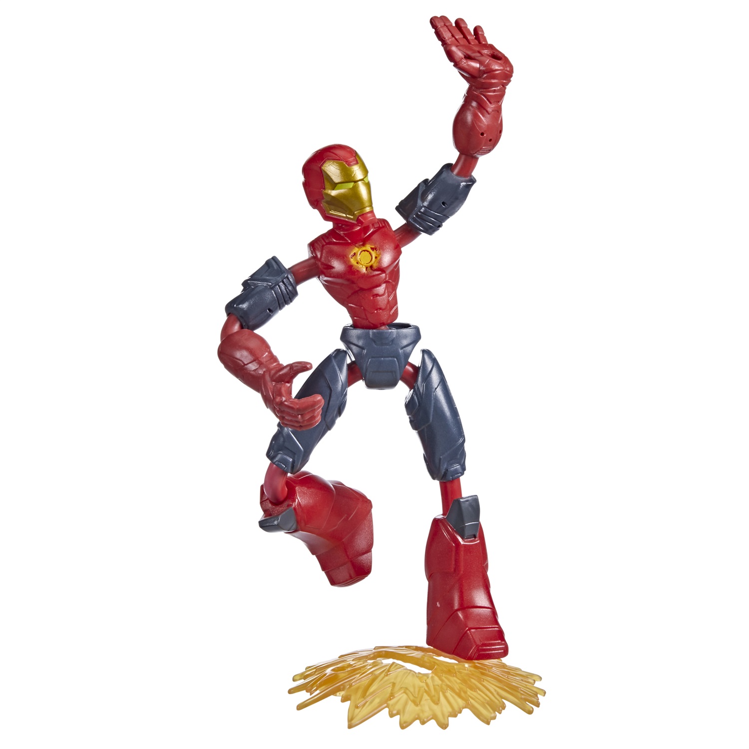 Hasbro Marvel Avengers Bend and Flex Iron Man - Action Figure Pieghevole da 15 cm per Bambini dai 4 Anni in Su